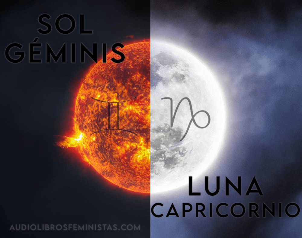 Sol Géminis y Luna&nbsp;Capricornio