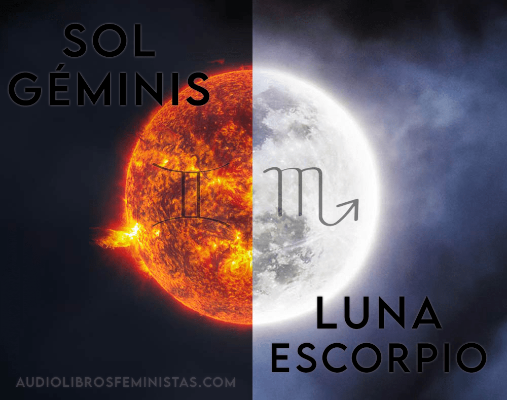 Sol Géminis y Luna Escorpio