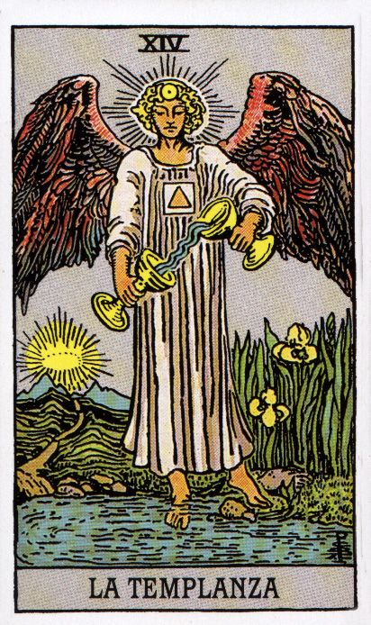Guía básica de tarot. Los arcanos mayores: Templanza