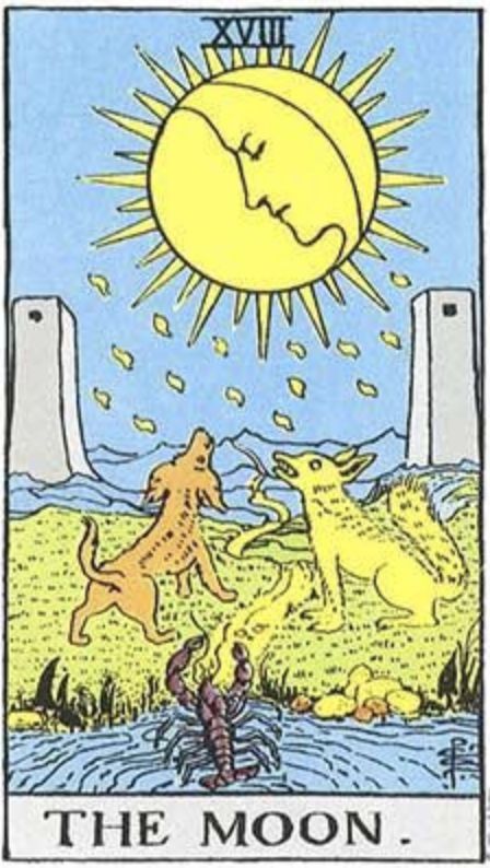 Guía básica de tarot. Los arcanos mayores: La&nbsp;luna
