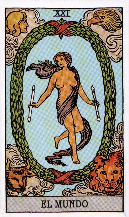 Guía básica de tarot. Los arcanos mayores: El mundo