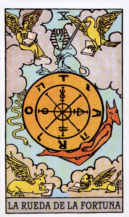 Guía básica de tarot. Los arcanos mayores: La rueda de la&nbsp;fortuna