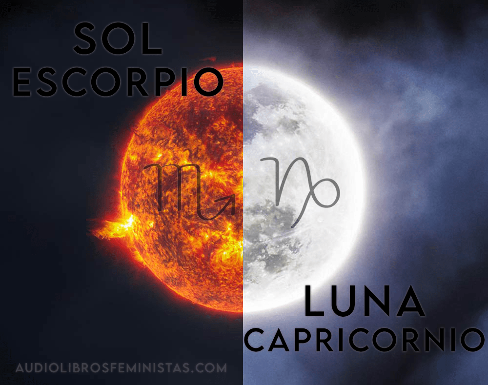 Sol Escorpio y Luna&nbsp;Capricornio