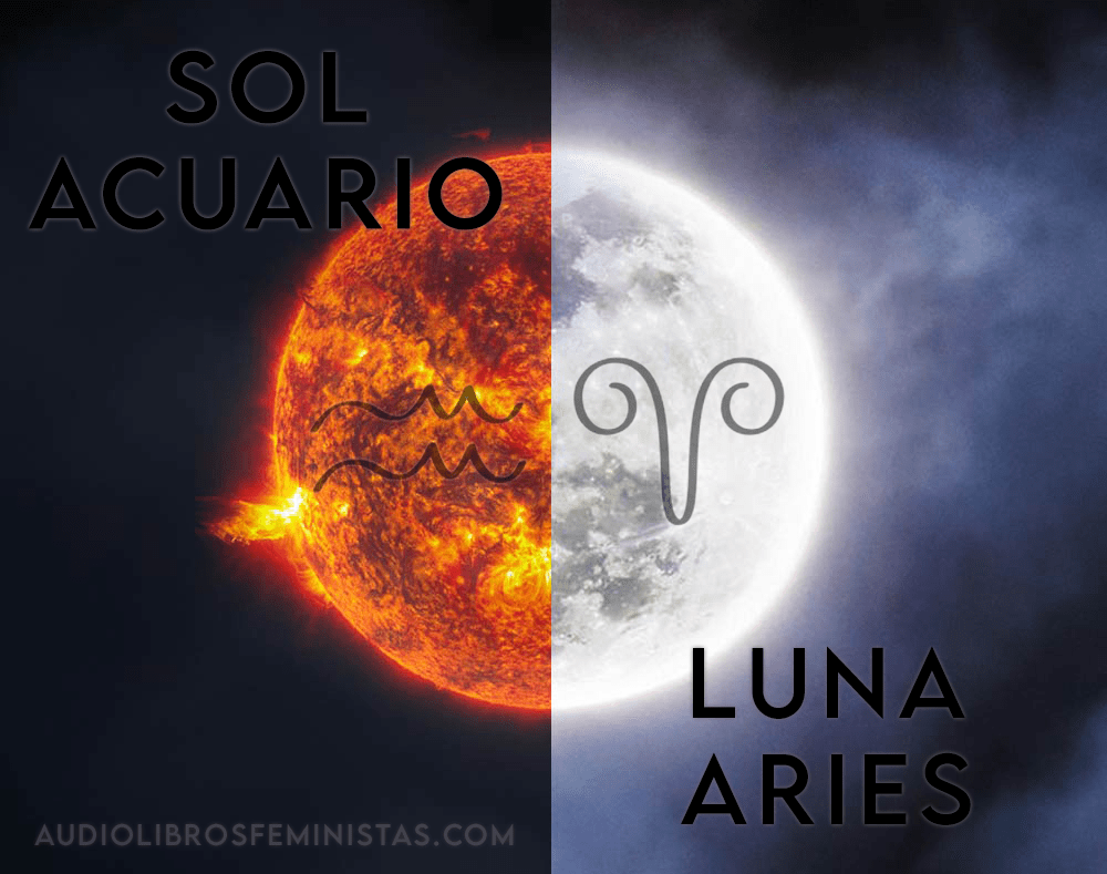 Sol Acuario y Luna&nbsp;Aries